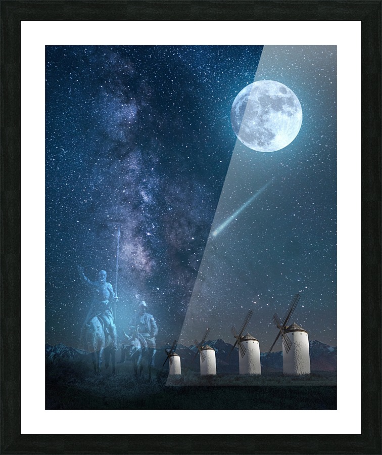 Don Quixote Picture Frame print