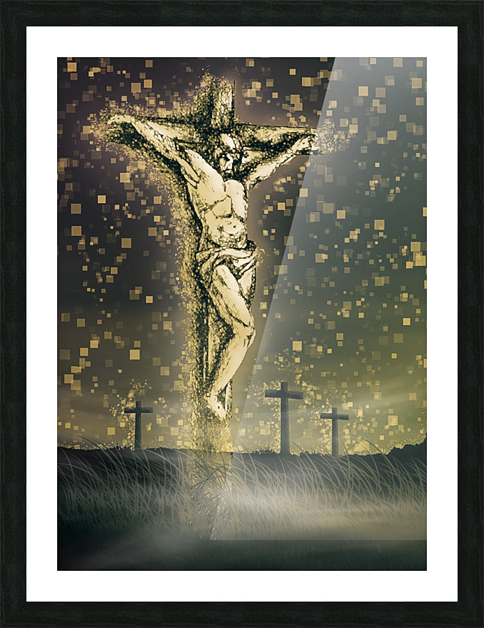 Golgotha Picture Frame print
