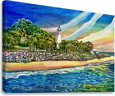 St. Simons Lighthouse Canvas Print