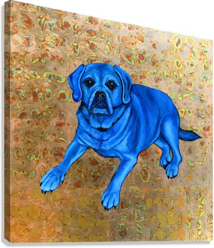 Blue Gracie Canvas Print