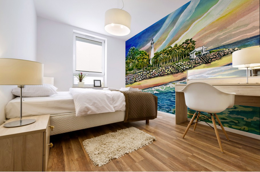 St. Simons Lighthouse Mural print