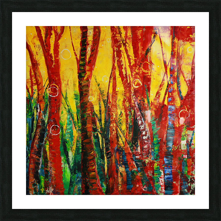 Strange Trees Picture Frame print