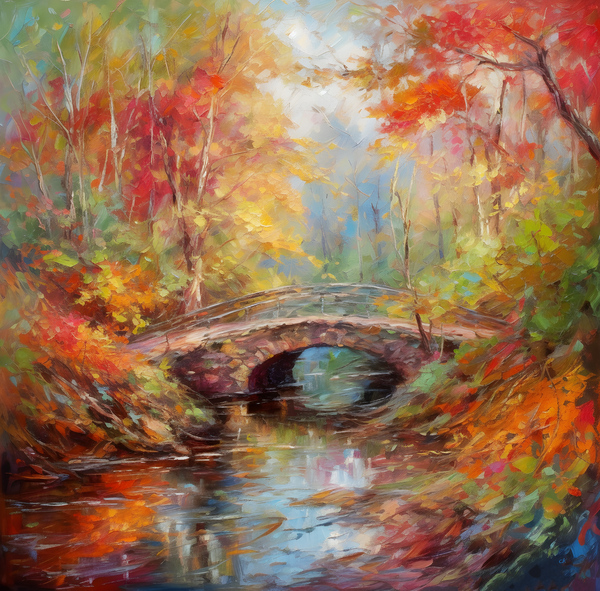 Monets Echo Stone Bridge Digital Download
