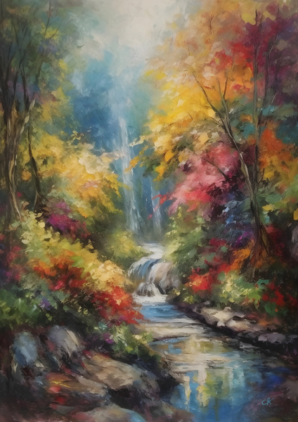 Whispering Waterfall Digital Download