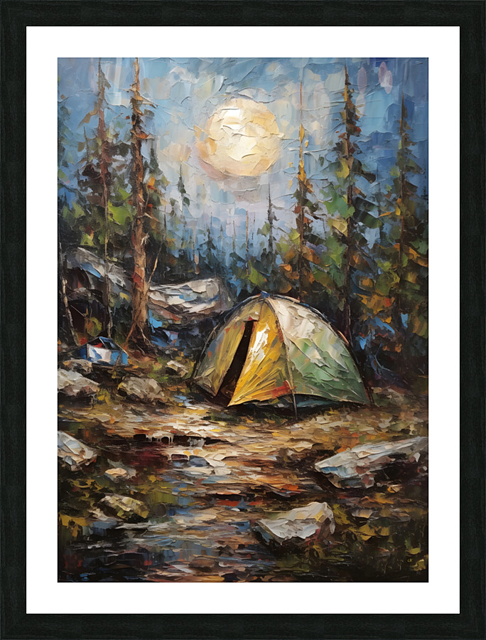 Moonlit Solitude Picture Frame print