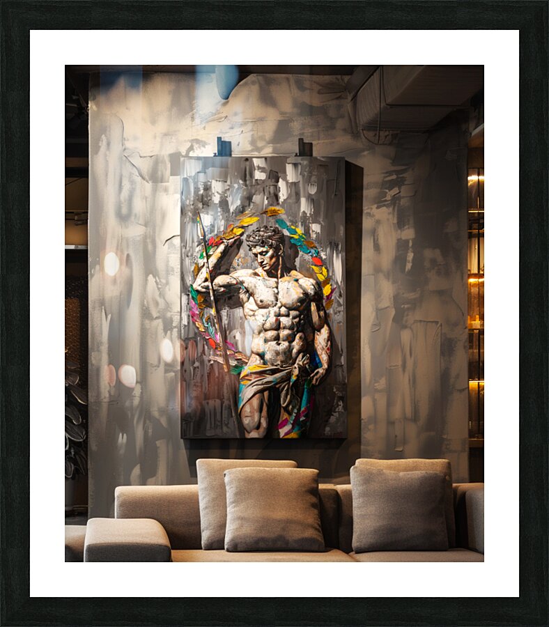 006 AI1 3 Adonis masterpiece of ancient sculpture Picture Frame print