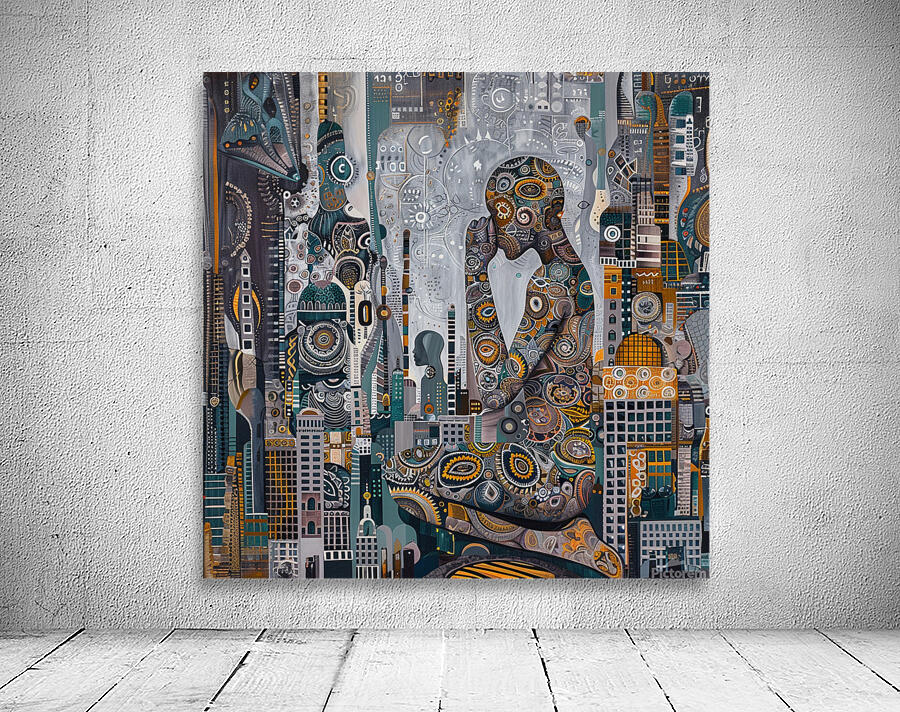 001 AI12 001 AI1 Emotion of vibrantly patterned c Wall Preview