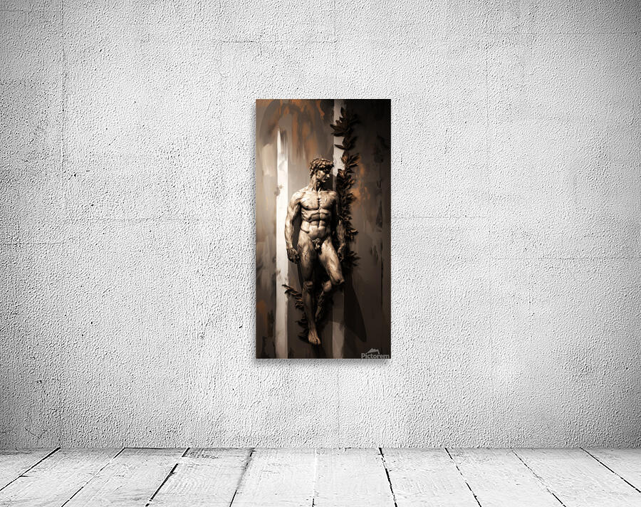 006 AI1 7 Adonis masterpiece of ancient sculpture by GDA Wall Art
