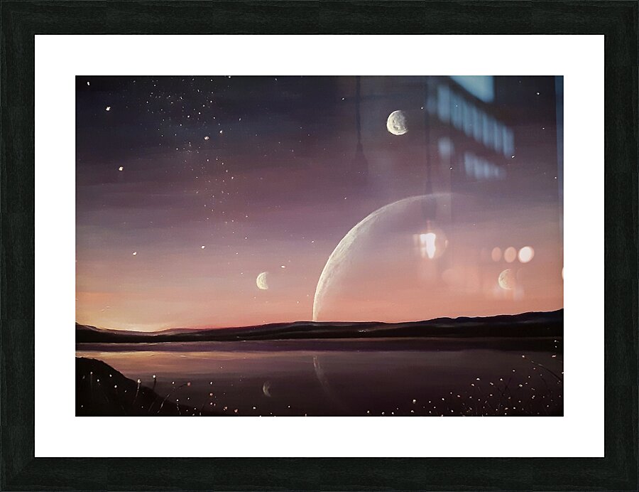 Deneb Star System Picture Frame print