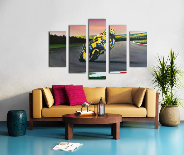 Silhouette Grand Format De VALENTINO ROSSI - Découpe Carton Grandeur Nature - NEUVE - Pour Déco Fan Moto GP