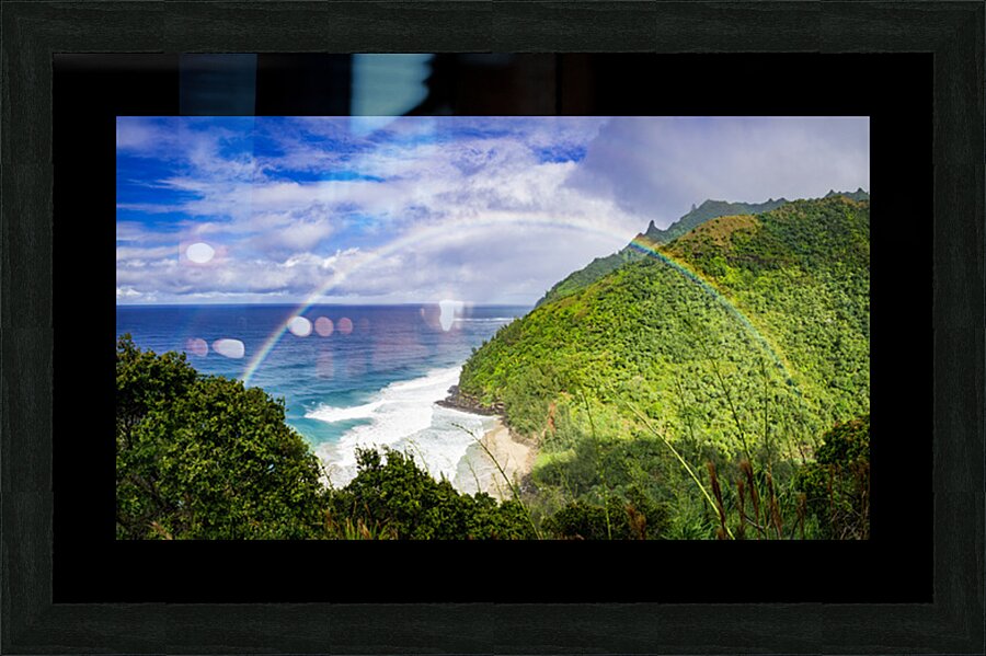 Golden Coast Picture Frame print