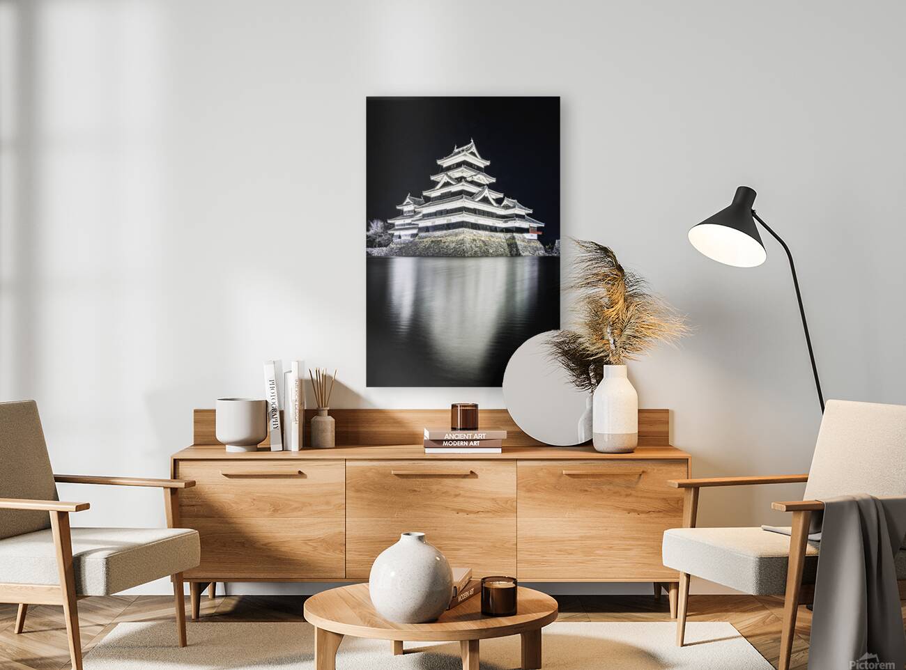 Matsumoto Castle at Night 1 Reproduction