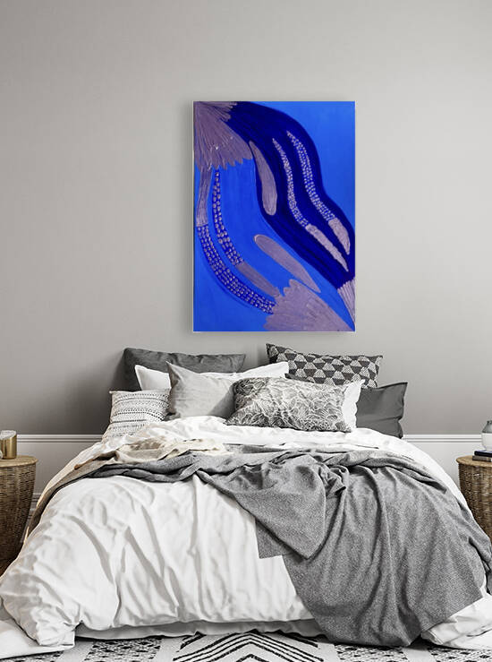 Blue Abstract  by Singh