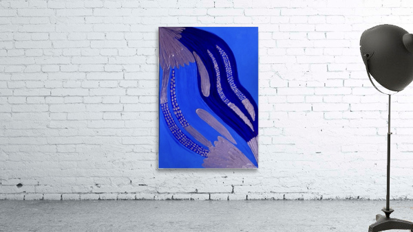 Blue Abstract  Wall Preview