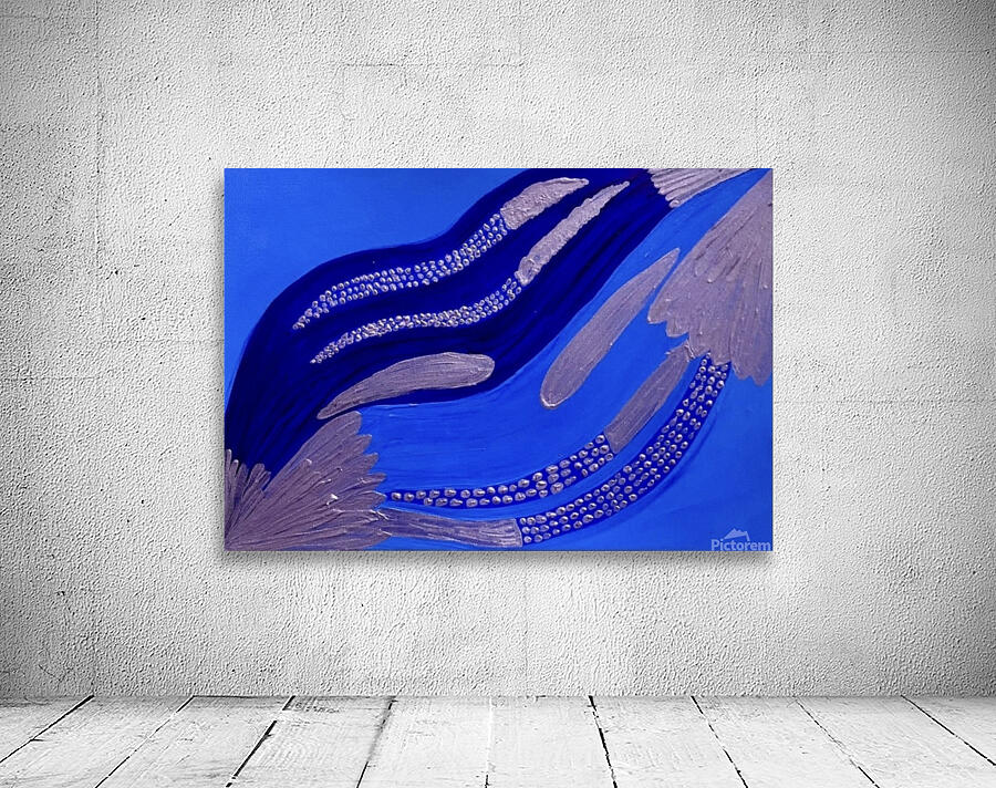 Blue Abstract Wall Preview