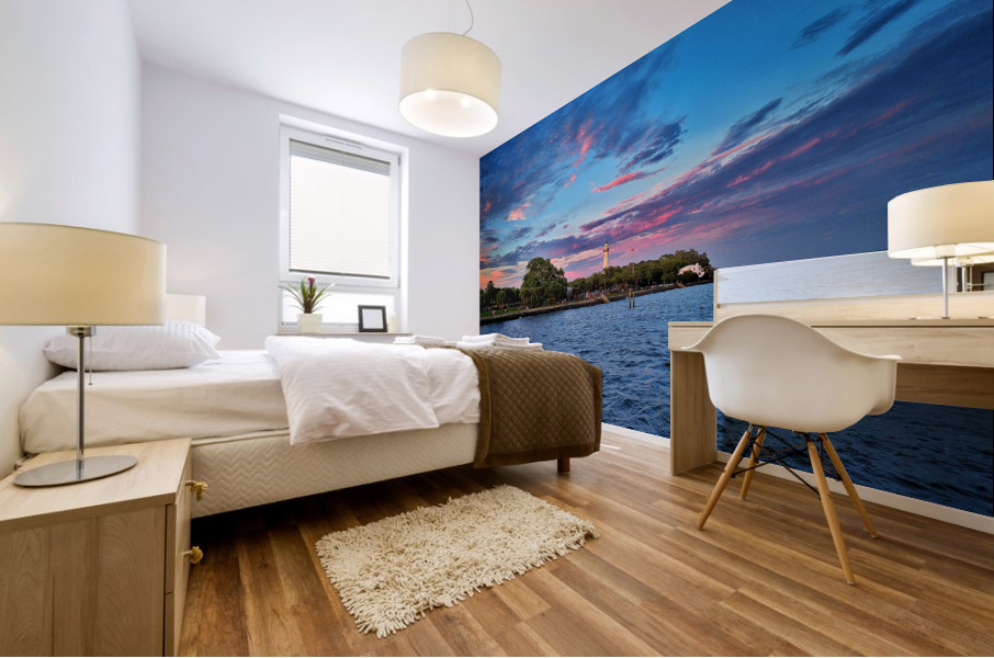 St. Simons Lighthouse Mural print