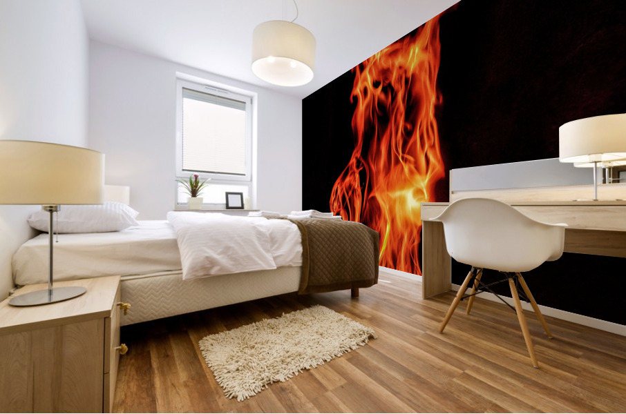 Bonfire Mural print