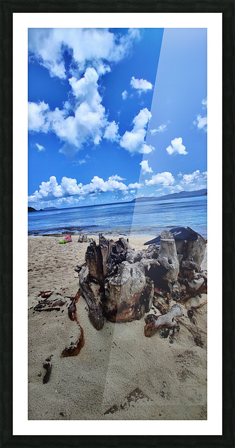 Beach 3 Picture Frame print