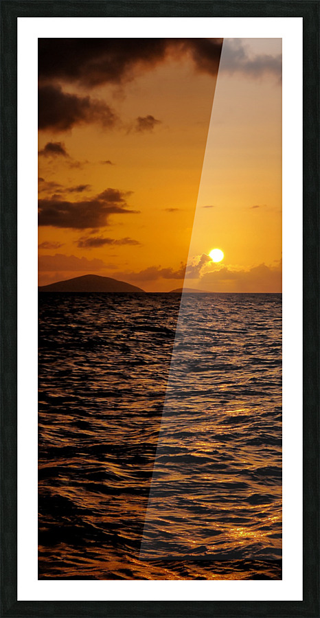 Virgin Islands Sunset 1 Picture Frame print