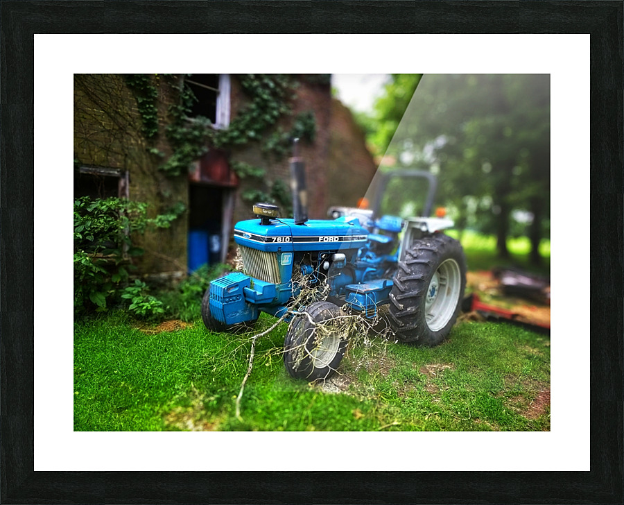 Ford Tractor Picture Frame print