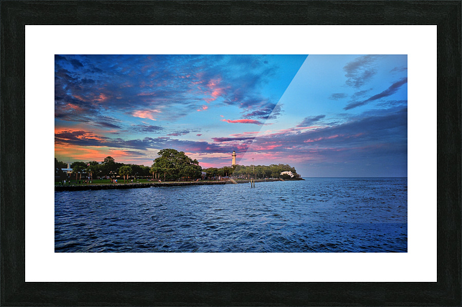 St. Simons Lighthouse Picture Frame print