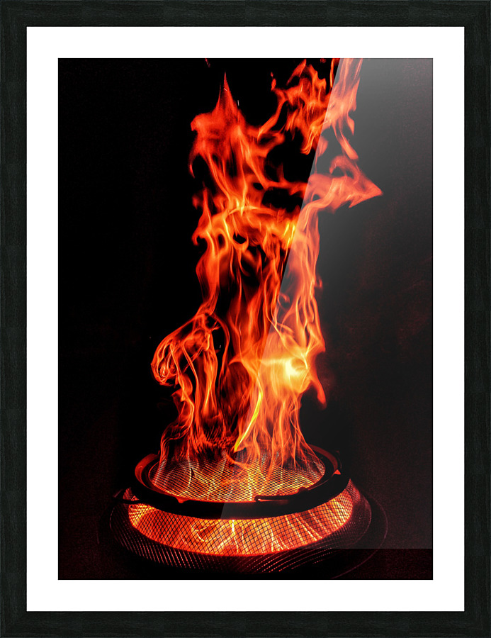 Bonfire Picture Frame print