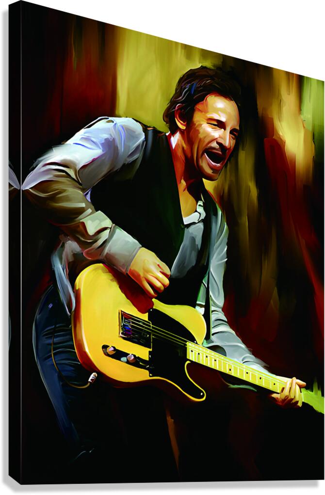 BRUCE SPRINGTEEN Canvas Print