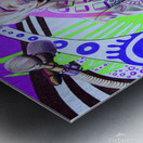 Bass Bomb Metal print