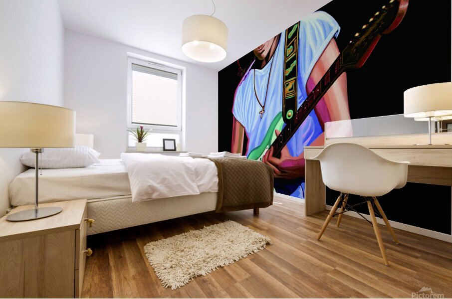 jeff beck Mural print