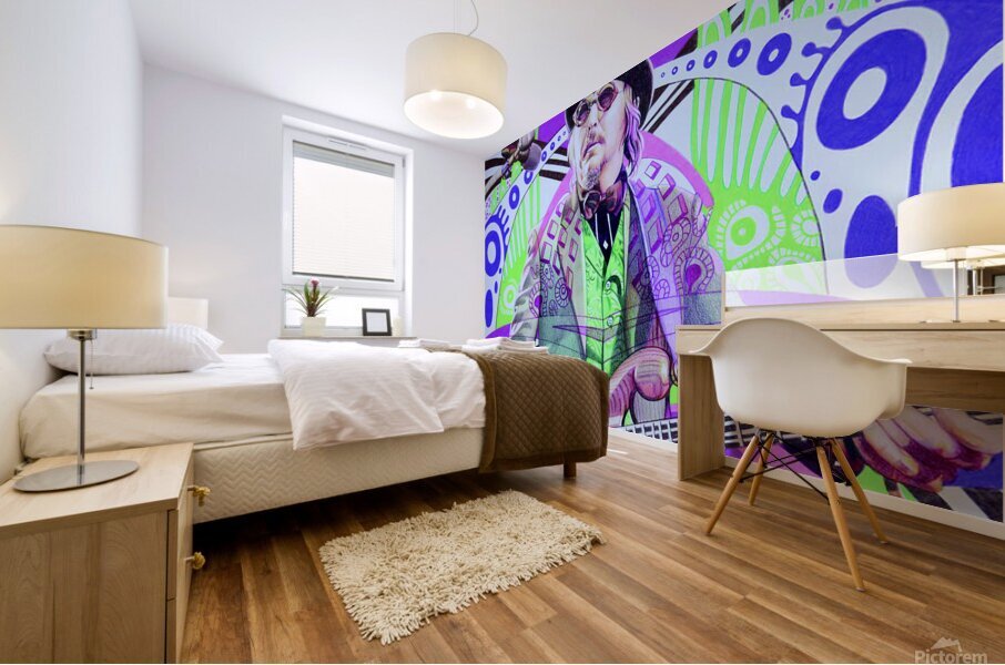 Bass Bomb Mural print