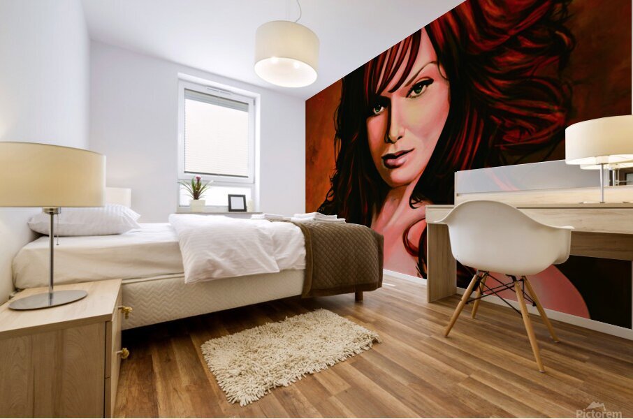 Christina Hendricks Mural print