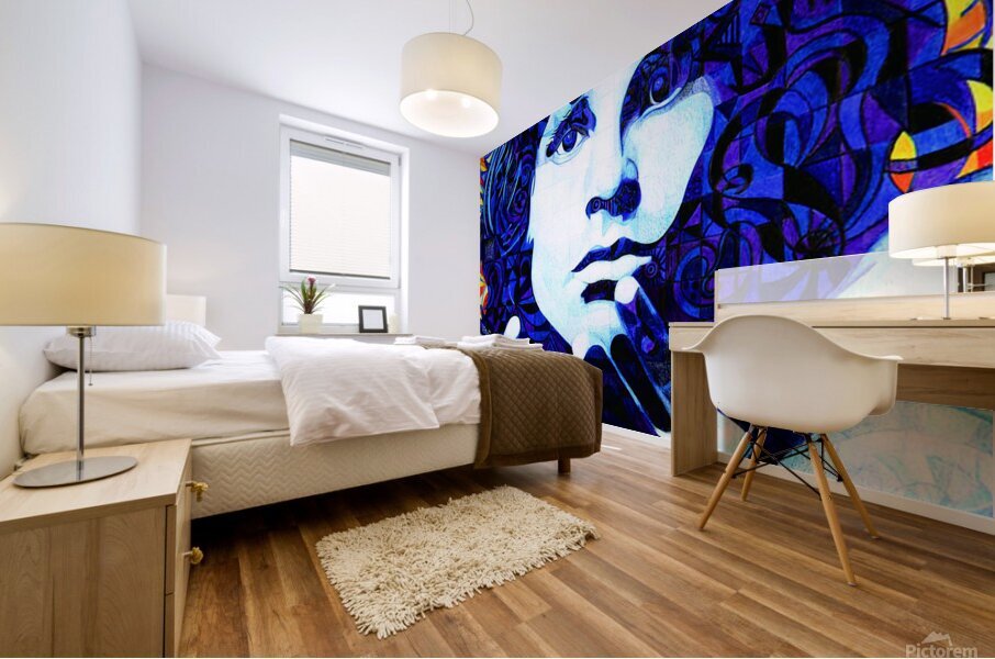 Jim Morrison Mural print