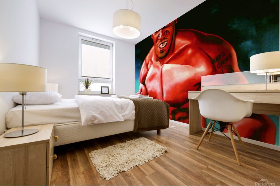 Mike Tyson Mural print