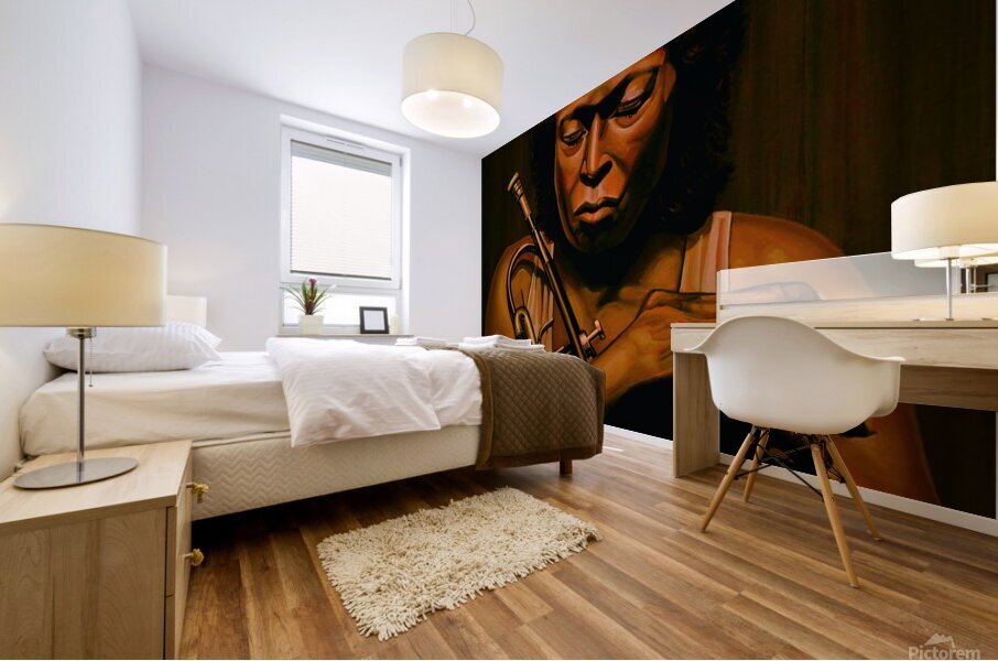Miles Davis Mural print