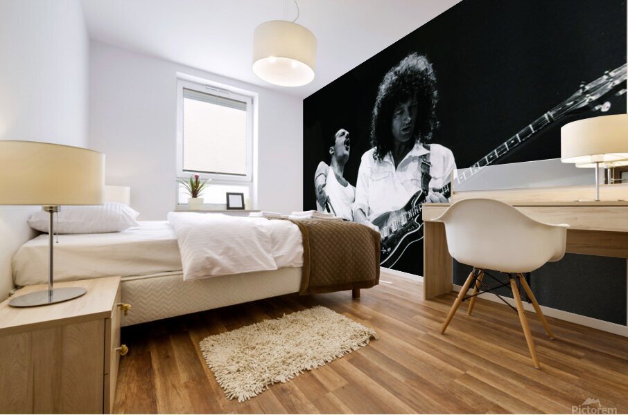 live aid concert Mural print