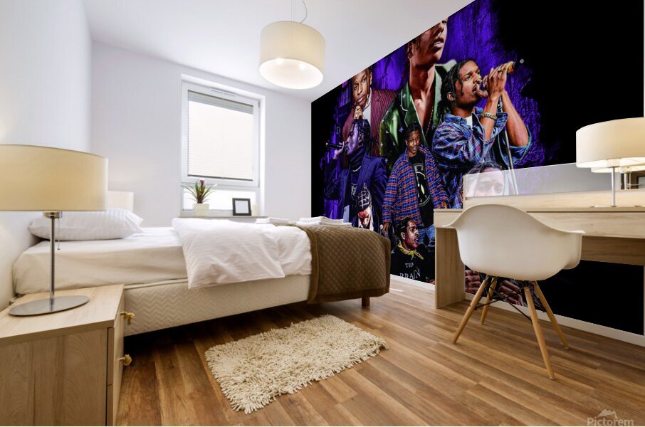 Asap Rocky Mural print