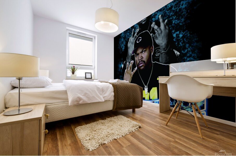 Ice Cube Mural print