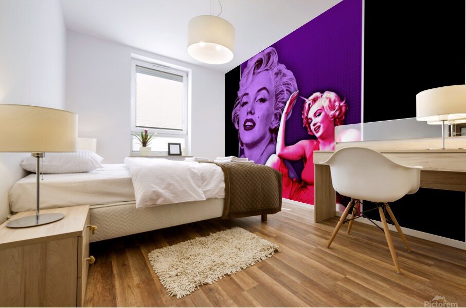 Marilyn Monroe Mural print