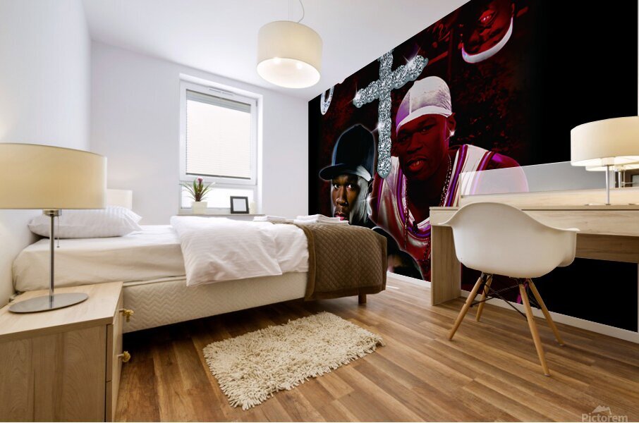 50 Cent Mural print