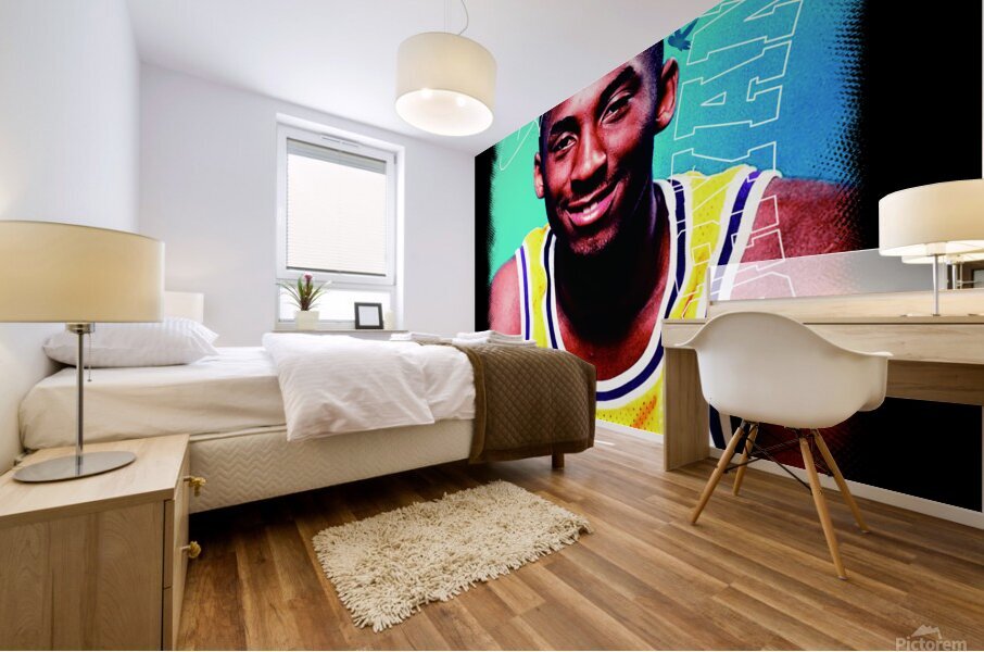 Young Kobe Mural print