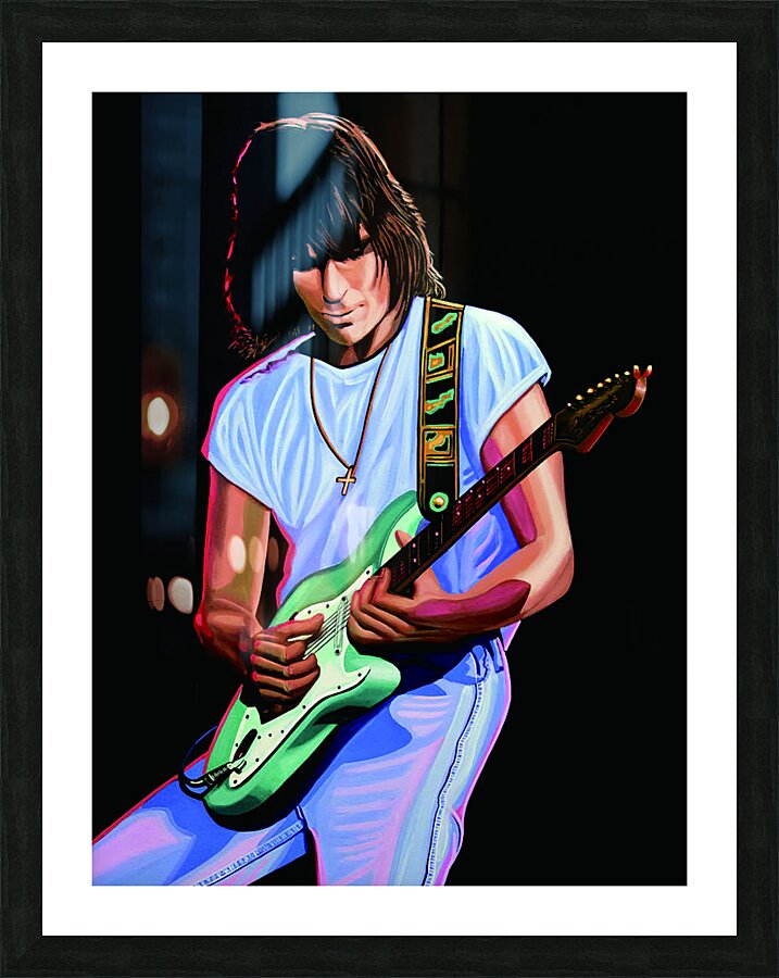 jeff beck Picture Frame print