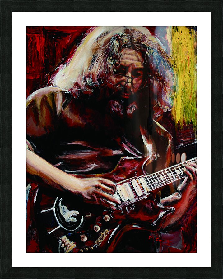 jerry garcia Picture Frame print