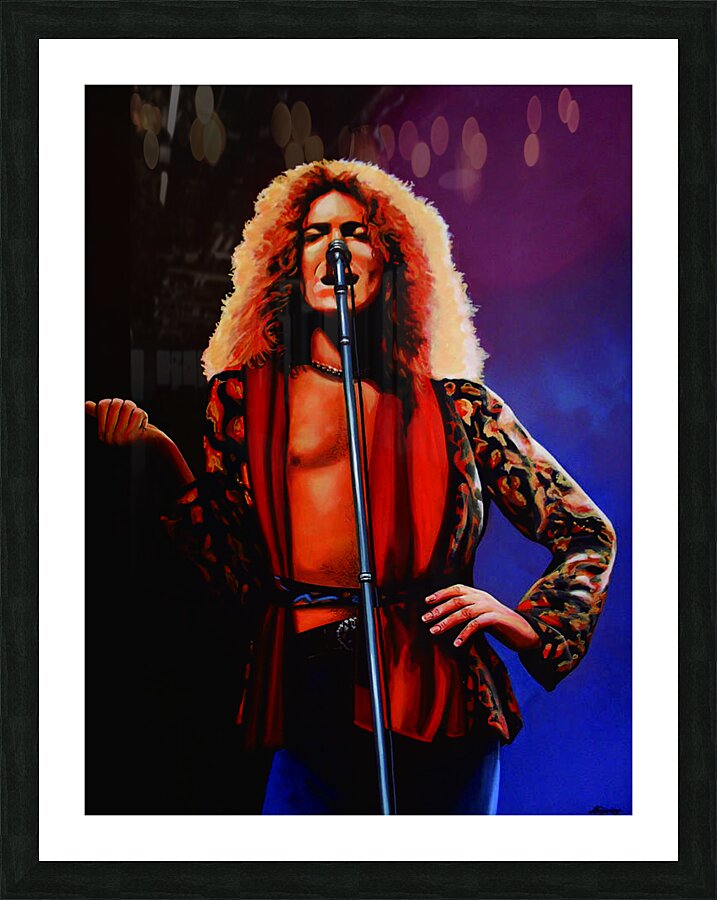 robert plant Picture Frame print