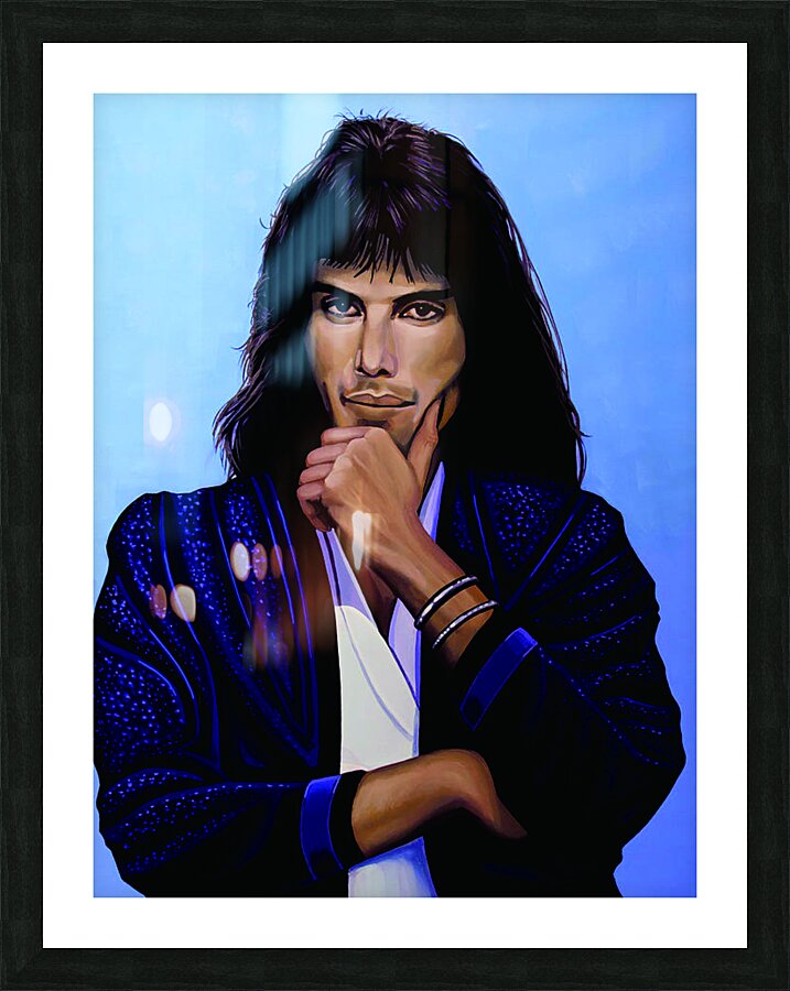 young freddie Picture Frame print