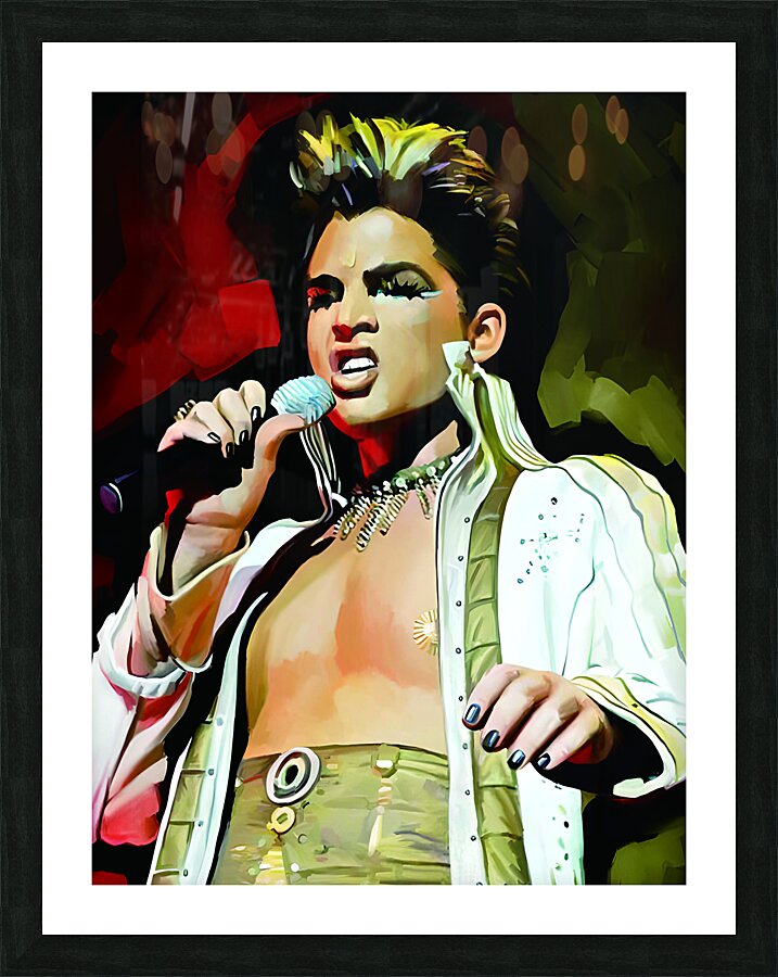 ADAM LAMBERT Picture Frame print