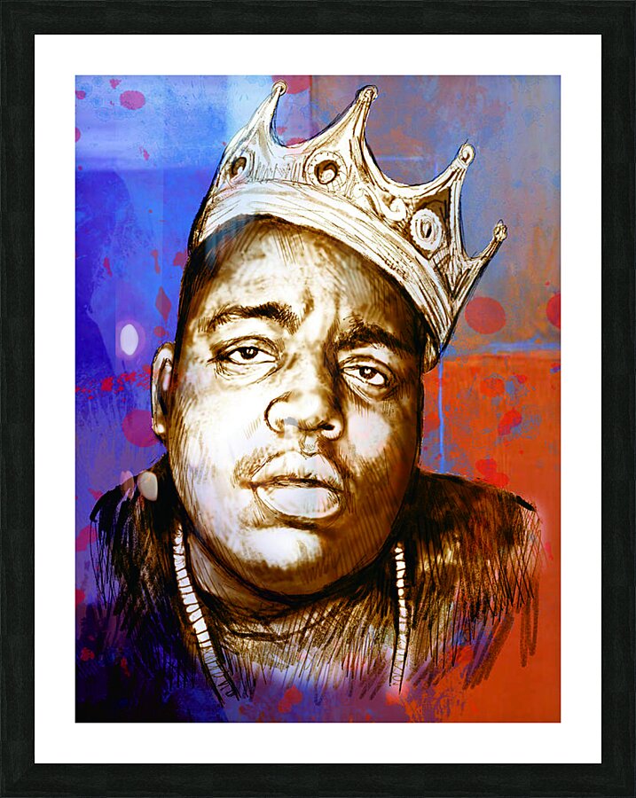 BIGGIE Picture Frame print