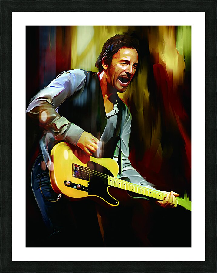 BRUCE SPRINGTEEN Picture Frame print