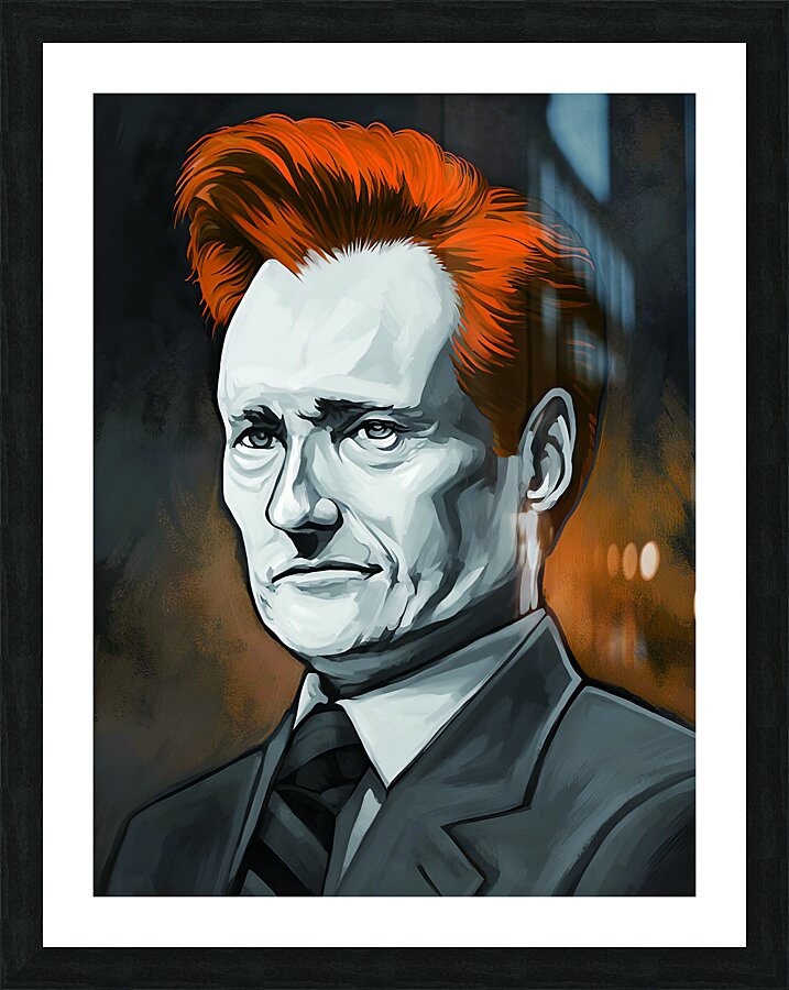 CONAN OBRIEN Picture Frame print