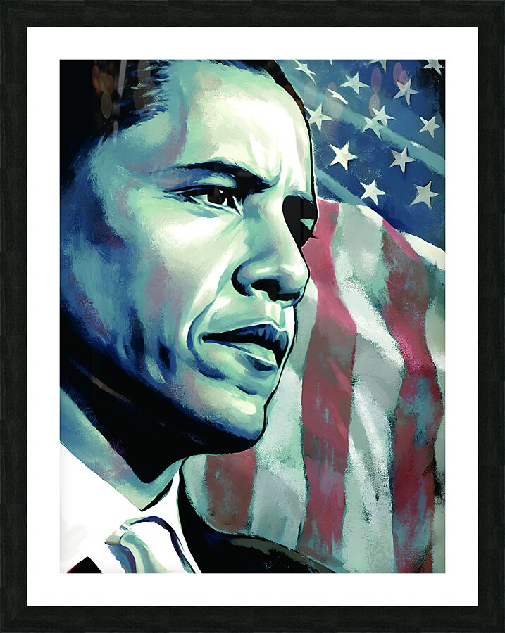 OBAMA Picture Frame print