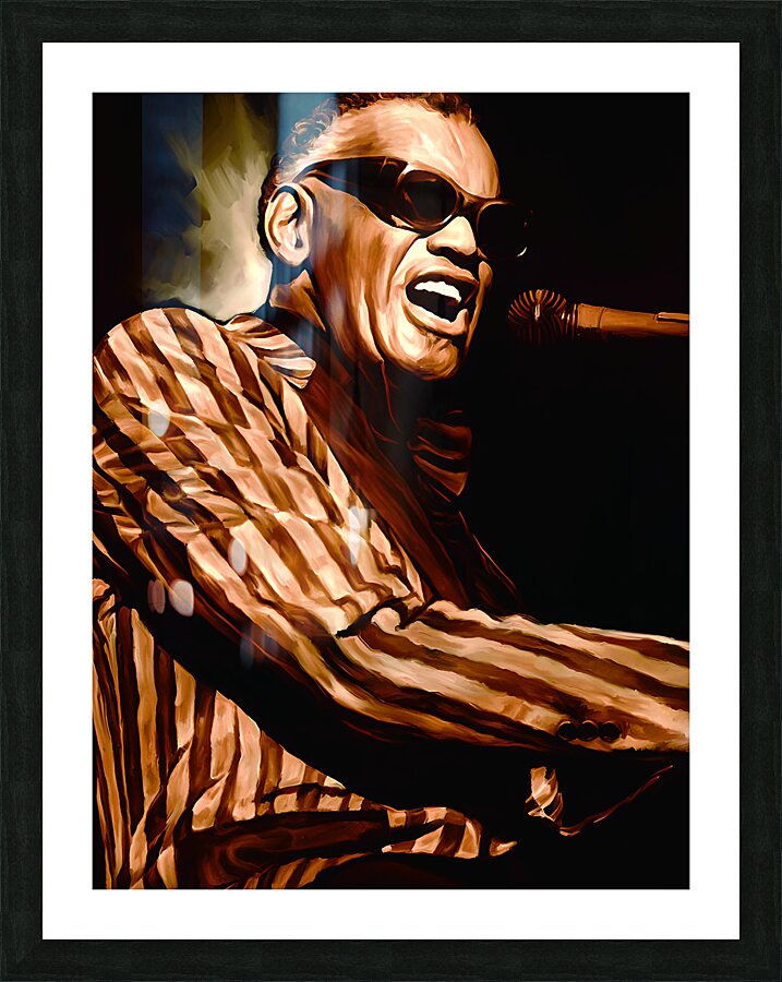 RAY CHARLES Impression et Cadre photo